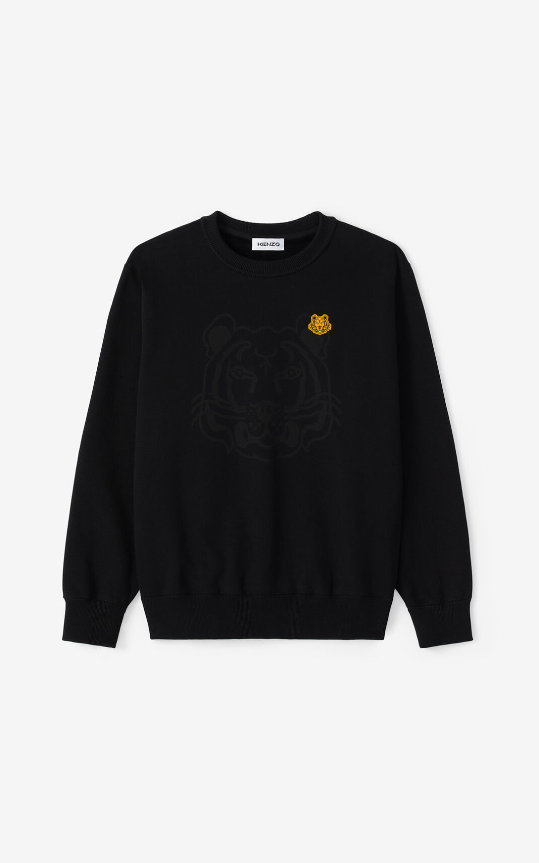 Kenzo K Tiger Sweatshirt Black For Womens 5029NQDEJ